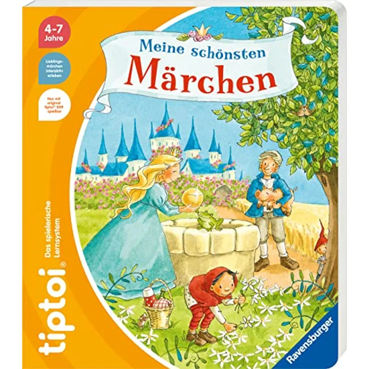 Ravensburger tiptoi® Meine schönsten Märchen, interaktives Buch für Kinder ab 4 Jahren