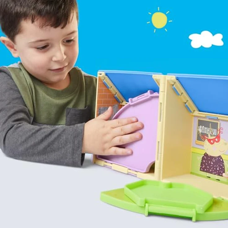 Hasbro PEP Peppas aufklappbare Spielgruppe, Spielset mit Peppa Figur und 7 Accessoires, kreativ für Kinder ab 3 Jahren – Bild 6