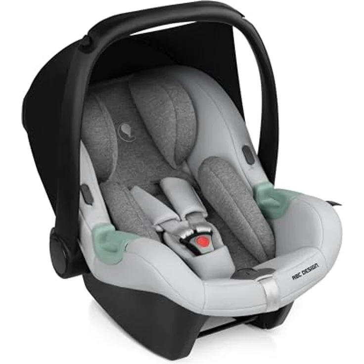 ABC Design Babyschale Tulip, i-Size Autokindersitz, ab Geburt bis 13 kg, Pure Edition Nature - Petrol – Bild 2