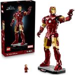 LEGO | Marvel Iron Man Mark 3 Sammleredition 76344 - Modellbau-Bauset für Erwachsene mit beweglicher Iron Man Figur, Ständer und Namensschild - Kreatives Geschenk für Fans der Infinity Saga
