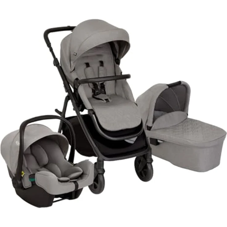Graco Near2Me DLX Buggy inkl. SnugLite & Wanne, 3-fach Höhenverstellbar, riesiger Staukorb, cleverer Faltmechanismus, freistehend gefaltet, in verschiedenen Farben – Bild 1