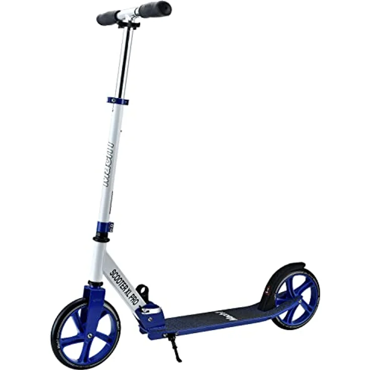 Mach1 Cityroller Kick Scooter ALU mit 200mm XXL Wheel Rollen, klappbar, Tragfähigkeit bis 100kg, Wahlweise mit LED Rollen – Bild 1
