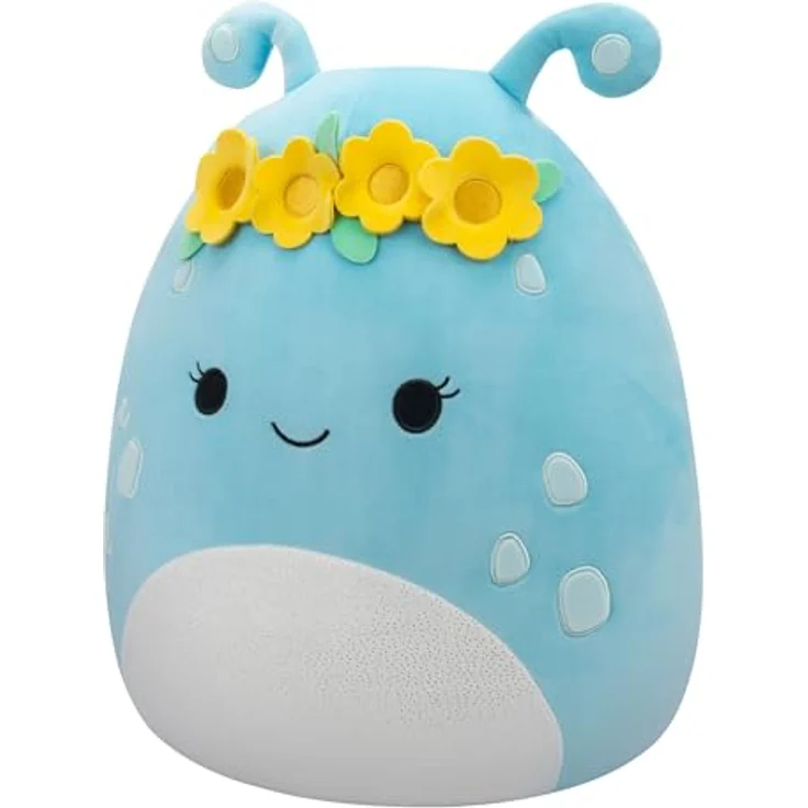 Squishmallows SQCR05479 - Natnat das Alien mit Blumenkrone 40 cm, offizielles Jazwares Plüsch, superweiches Kuscheltier – Bild 2