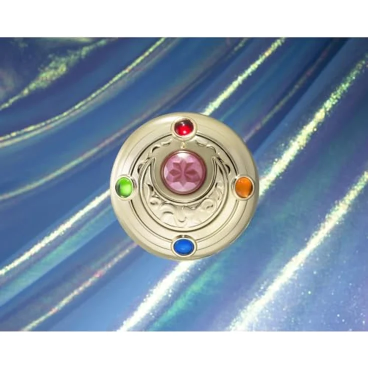 Bandai Sailor Moon Transformation Brooch & Disguise Pen Set, Brilliant Color Edition Replica mit LED-Leuchtfunktionen und Soundeffekten – Bild 3