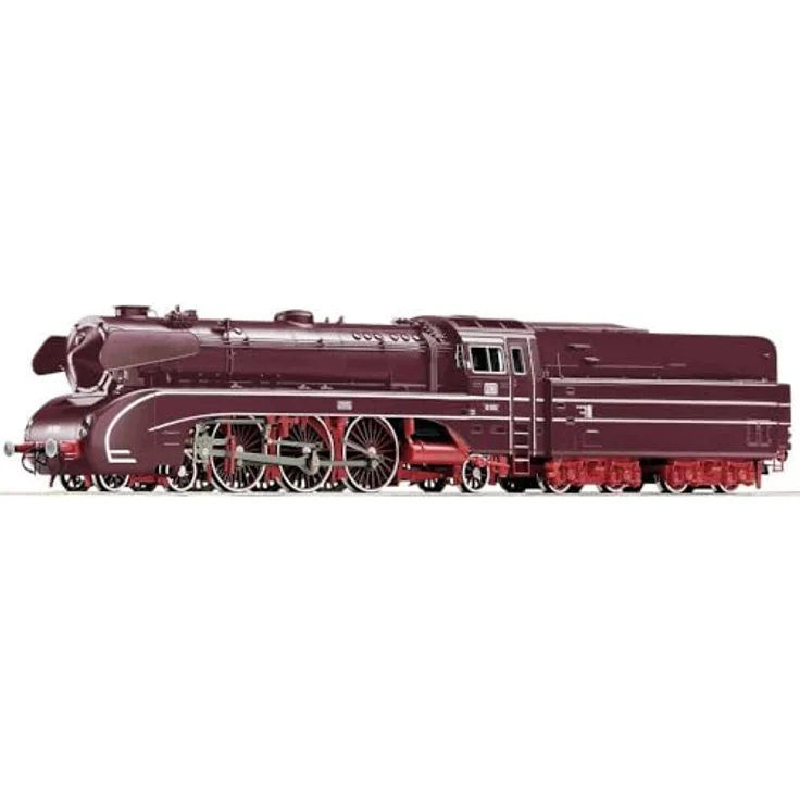 Roco 7100015 H0 Dampflok 10 001 der DB, Designstudie Eßlingen 1 mit verchromten Zierlinien und LED-Spitzenlicht
