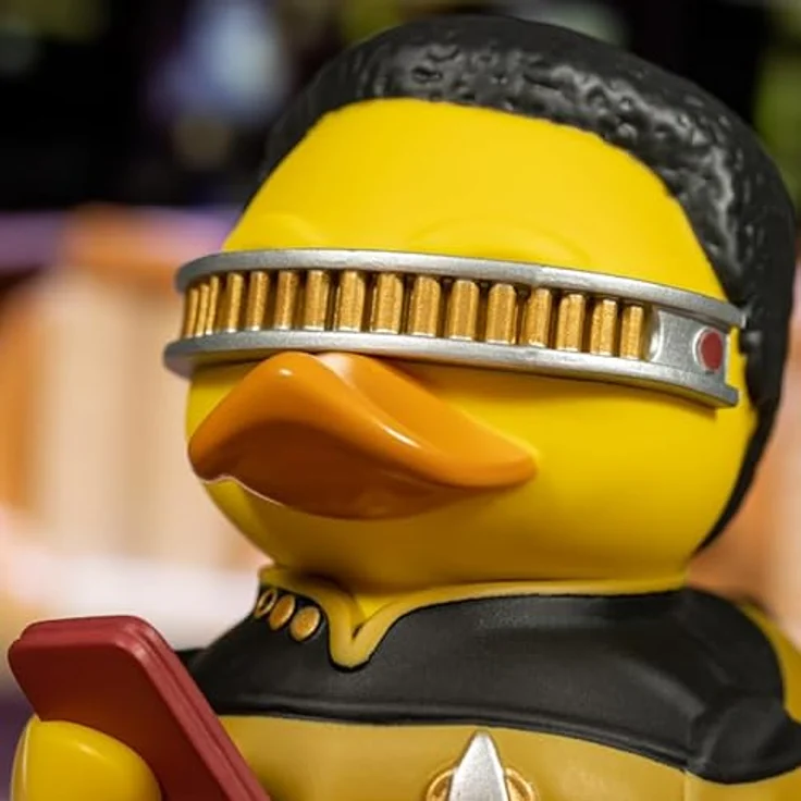 TUBBZ Box-Ausgabe Geordi La Forge, Sammler-Vinyl-Gummiente Figur, 9 cm groß, offizielles Star Trek Merchandise – Bild 4