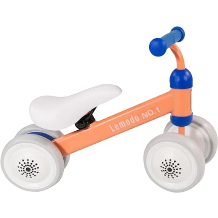 Lemodo Laufrad rot, Lauflernrad für Kleinkinder ab 1 Jahr, mit stabilem Metallrahmen und höhenverstellbarem Sitz, Balance Fahrrad ohne Pedale, max. Belastung 50kg – Bild 3