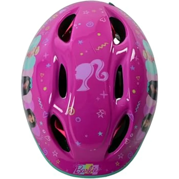 Volare Barbie Fahrradhelm Kinder | Kinderhelm 3 Jahre | Gr. 52-56 | 220g Leicht | TÜV/GS & CE EN 1078 Zertifizierung – Bild 4