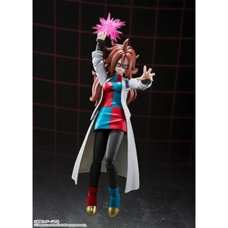 Bandai Tamashii Nations Dragonball FighterZ S.H. Figuarts Android 21 Actionfigur, 15 cm, Schwarz – Bild 4