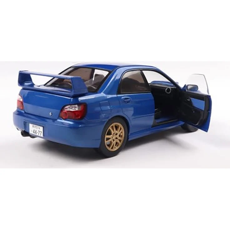Solido 1:18 Subaru Impreza WRX STI, detailgetreues Modellfahrzeug in Sonic Blue mit beweglichen Teilen und authentischem Interieur – Bild 7