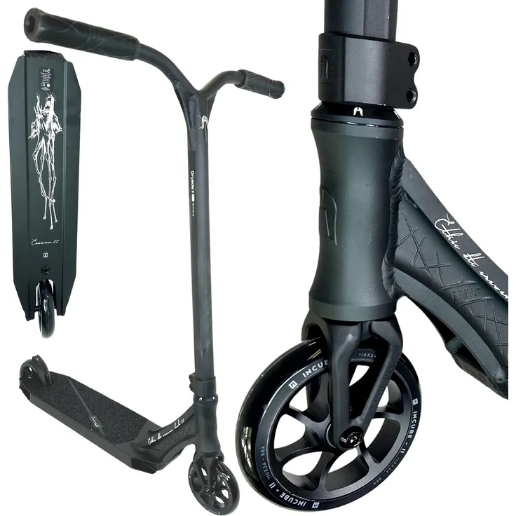 Ethic DTC Stuntscooter Ethic DTC Erawan V2 S Stunt-Scooter H=80cm 2,79kg Schwarz, Aluminium Deck, Dryade V2 Lenker, Legion V2 Gabel