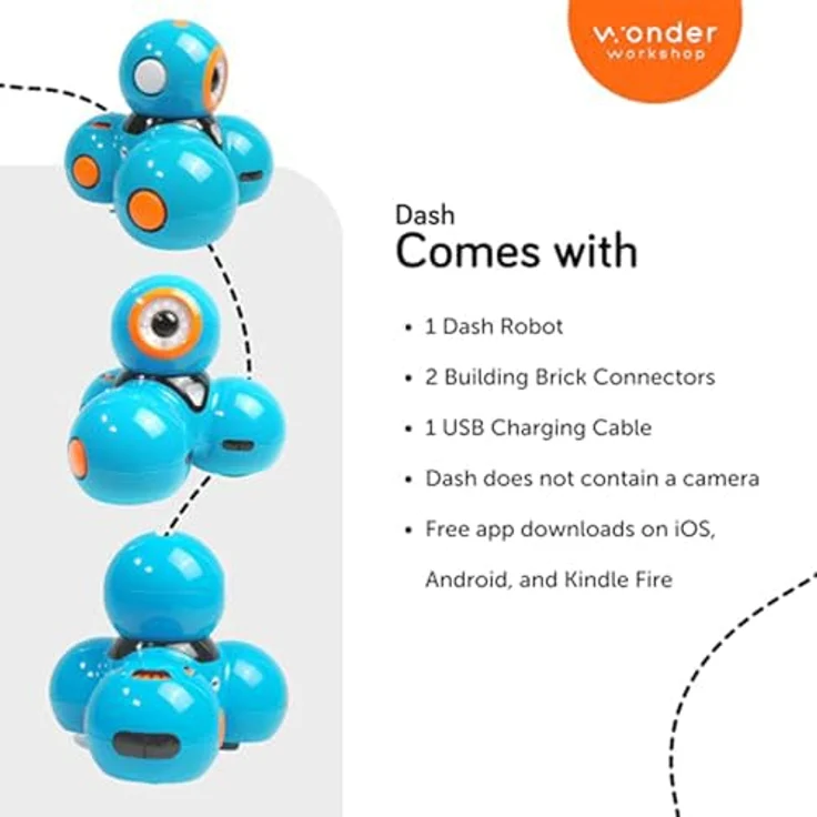 Wonder Workshop DA03 Dash Roboter - spielerisch programmieren lernen für Kinder - Spielzeug – Bild 7