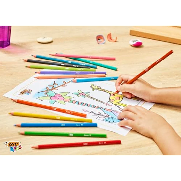 Bic - Kredki Tropicolor Pudelko, verschiedene Farben (18 Stück) – Bild 5