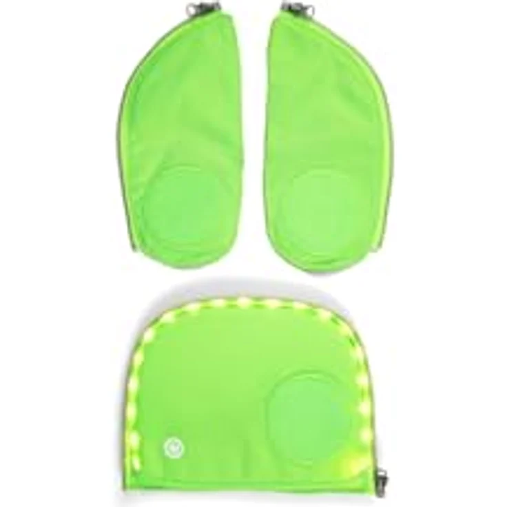 ergobag Fluo LED Zip-Set Grün – Bild 7