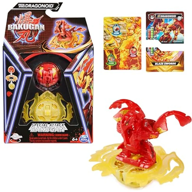 Bakugan 2023 Special Attack 1er Pack, individuell zusammenstellbare Actionfigur mit Charakterkarte zum Sammeln, unterschiedliche Varianten, für Kinder ab 6 Jahren – Bild 1