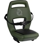 Qibbel Q343 Rücksitz 6+ Junior mit Fußstützen und Schutzplatten grün