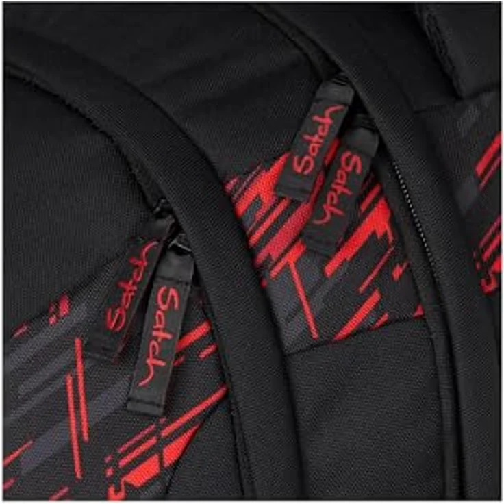 Satch Schulrucksack Pack Midnight Edition, ergonomisch, 30 Liter, inkl. Schlamperbox und Sportbeutel – Bild 7