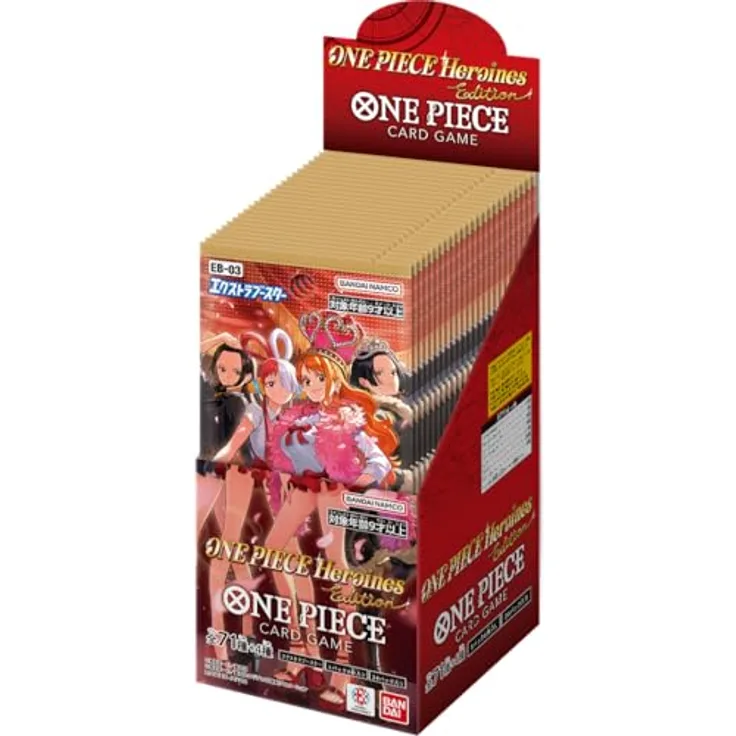 Bandai One Piece Card Game - Heroines Edition Booster Box (EB03) - Japanisch, 24 Boosterpacks mit ikonischen Heldinnen