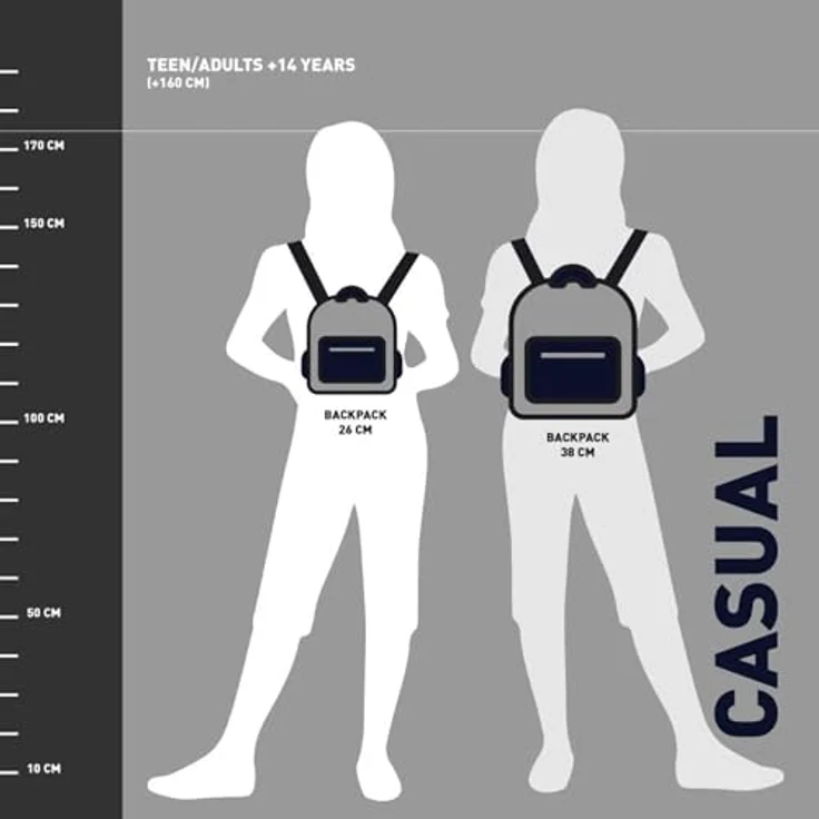Cerda Stitch wink wink gefüllter Rucksack, offiziell lizenziert aus PU-Material, kompakt 22 x 25 x 11 cm – Bild 8