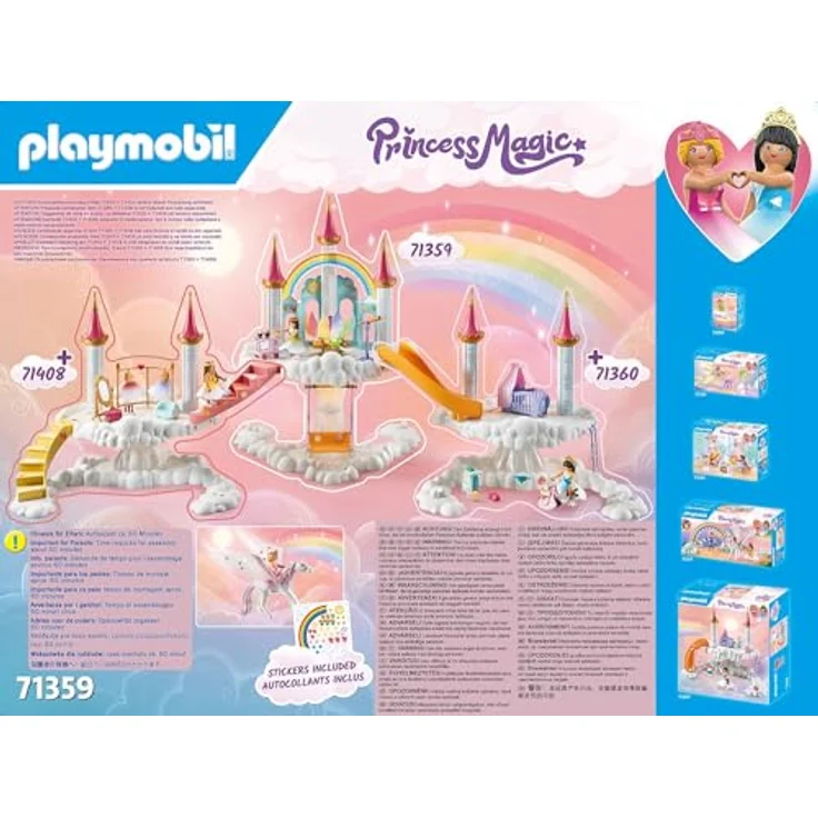 Playmobil® Himmlisches Regenbogenschloss (71359), Princess Magic Konstruktions-Spielset, (114 St) – Bild 5