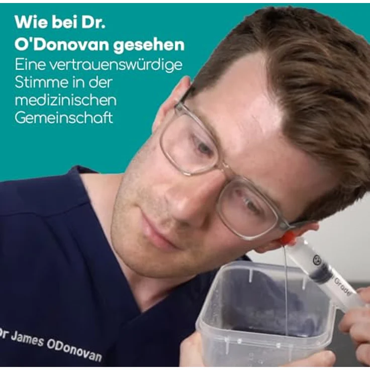 Medi Grade Ohrenreiniger und Ohr Wachs-Entferner Spritzen Set mit 3 x Sanften Quad-Stream Ohrenschmalz Entferner | Ohrenschmalzentferner Set für die Ohr Reinigung | Ohrenschmalz Entfernen – Bild 8