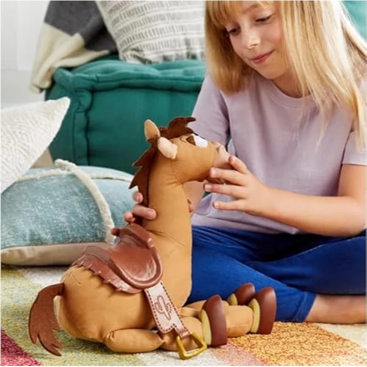Disney Store Interaktive sprechende Actionfigur Bully aus Toy Story, 42 cm / 16,5", aus weichem Stoff, mit Geräuschen und Sätzen, interagiert mit Anderen Figuren, geeignet für Kinder ab 3 Jahren – Bild 3