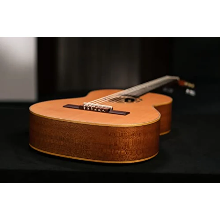 Ortega Guitars 3/4 Konzert Gitarre – Family Series – Inklusive Gig Bag – Zeder, Mahagoni, Natur (R122-3/4) 590mm Verkürzte Mensur geeignet für Kinder 10-13 Jahre, Vielseitig für Anfänger bis Profis – Bild 2