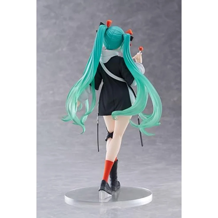 Taito Prize - Hatsune Miku - Fashion (PUNK Ver.), PVC Statue, 18 cm, detailreiche Sammlung – Bild 4