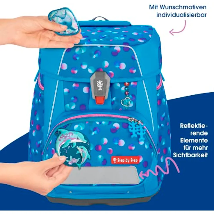 Step by Step Schulranzen SPACE Schulranzen-Set, mehrfarbig mit ergonomischem Design und großzügigem Stauraum – Bild 7