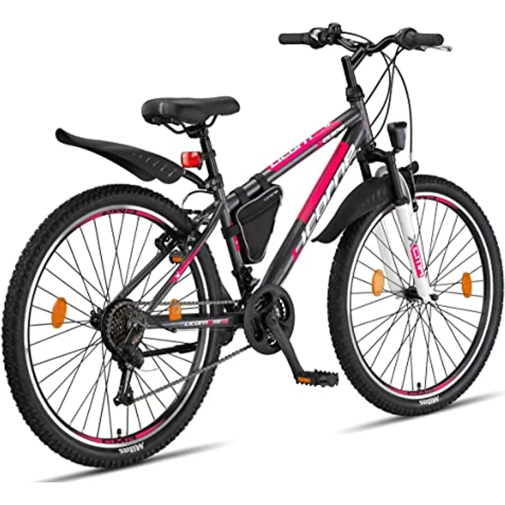 Licorne Bike Guide Premium Mountainbike in 20 24 26 Zoll Fahrrad für Mädchen Jungen Herren und Damen - 21 Gang Schaltung (bei 20 Zoll 18 Gänge) – Bild 4