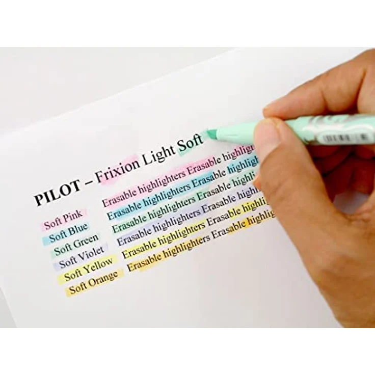 Pilot Pen Textmarker Frixion Light Soft pink SW-FL-SP, Filzstift mit glatter Schreibfunktion und löschbarer Tinte – Bild 3