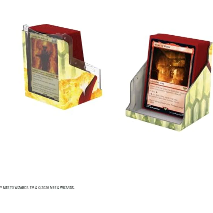 Gamegenic MTG Der Hobbit Bastion 80+ XL Kartenbox, robuste Deckbox für bis zu 80 Karten mit Smaug-Motiv – Bild 8