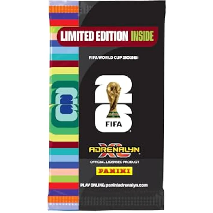 Panini FIFA 365 Adrenalyn XL 2025 Trading Cards Classic Tin, 10 Packs mit je 6 Karten und 3 Limited Edition Karten, internationale Version – Bild 4