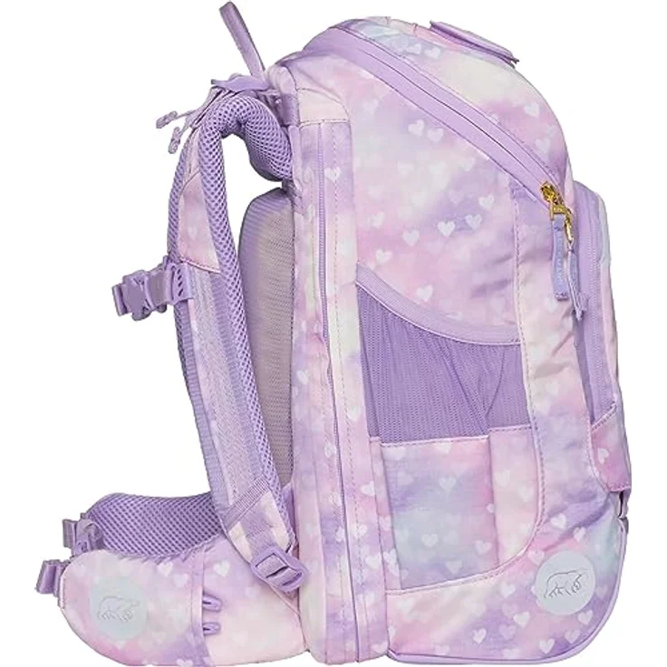 Beckmann Active Air FLX Space Mission Schulrucksack Set, 6-teilig, inkl. Sportrucksack, Federmappe, Schlamperetui, Regenhülle, blau – Bild 5