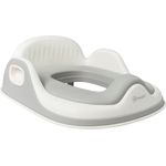 BabyGo PottyPro Toilettentrainer, bequemer Toilettensitz mit weicher Polsterung und stabilen Griffen, neutrales Design