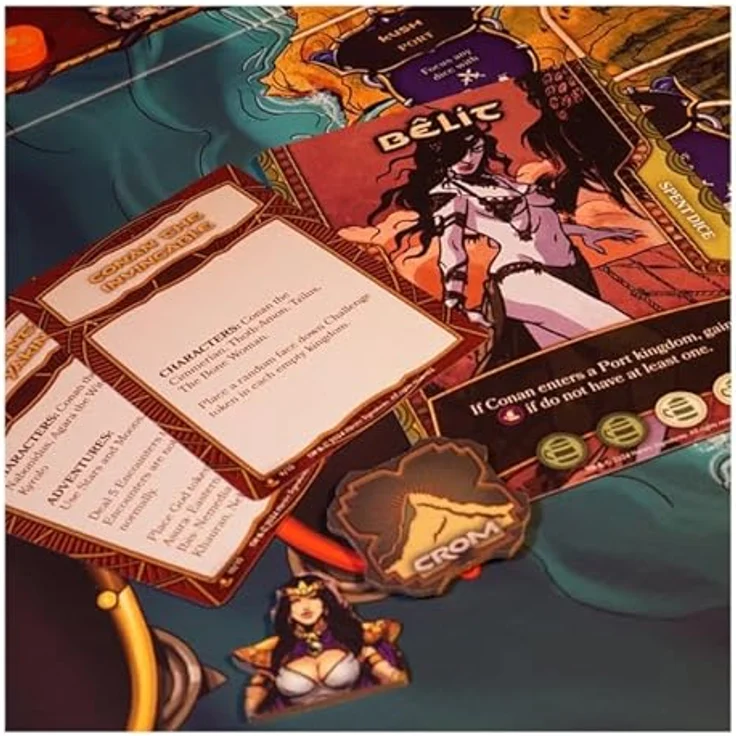 Gale Force Nine The Adventures of Conan: Queen of The Black Coast and Nemedian Chronices, Brettspiel Erweiterung – englisch – Bild 2
