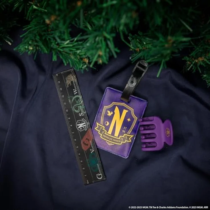 Cinereplicas Merecredi Addams Adventskalender 2025, offiziell lizenziert mit 24 einzigartigen Geschenken in der Welt von Wednesday Addams – Bild 4