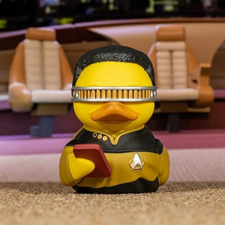 TUBBZ Box-Ausgabe Geordi La Forge, Sammler-Vinyl-Gummiente Figur, 9 cm groß, offizielles Star Trek Merchandise – Bild 3
