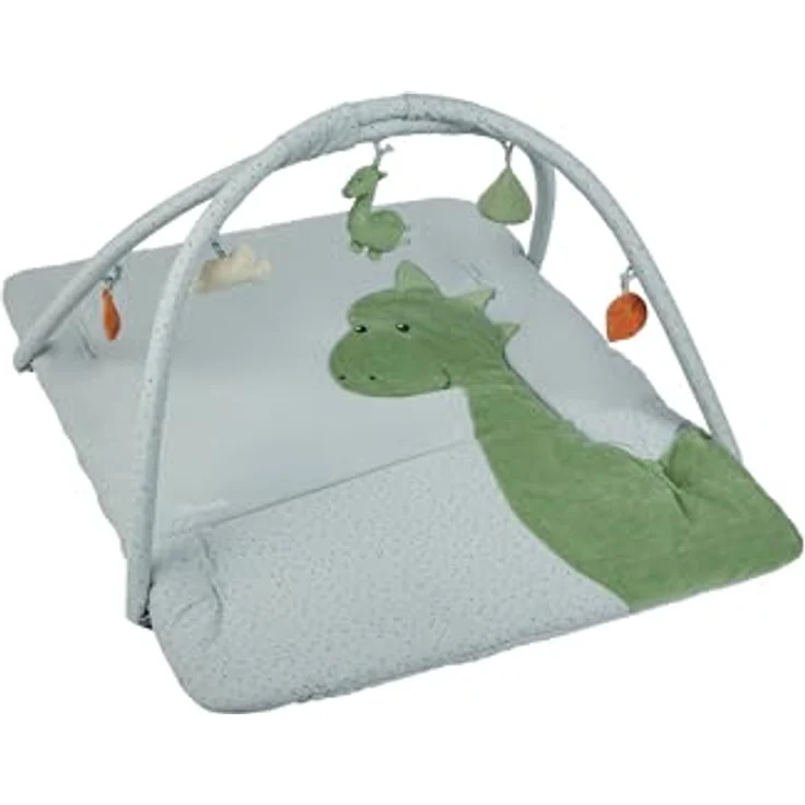 Sterntaler® Spielbogen Dino Rexi, Baby Spieldecke 80x100 cm mit abnehmbaren Spiel- und Kuschelelementen, Waschmaschinengeeignet – Bild 1