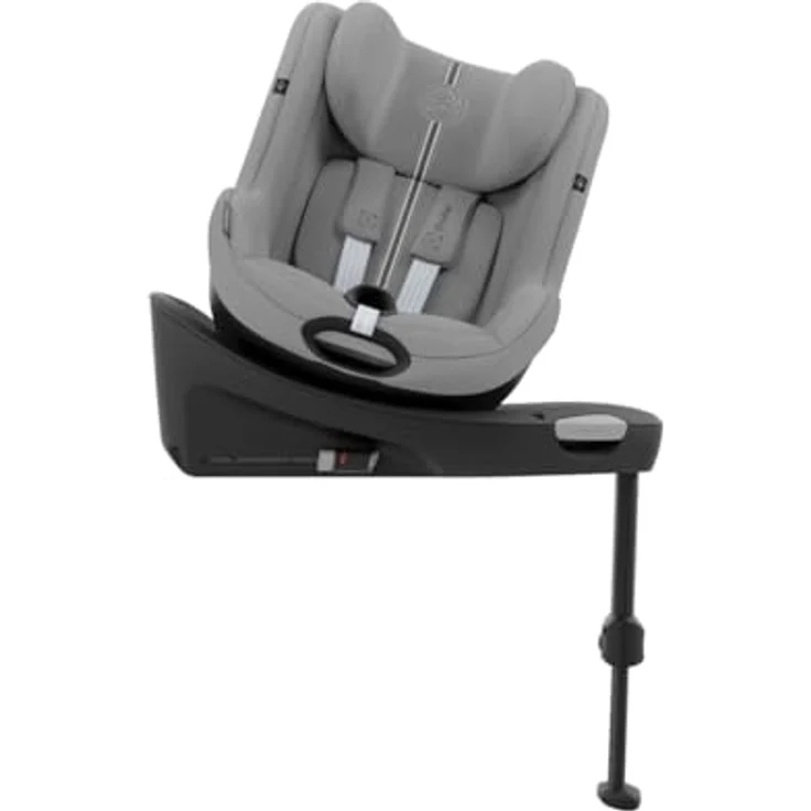 Cybex Sirona G i-Size Plus Reboard Kindersitz mit 360° Drehmechanismus, Stone Grey – Bild 6