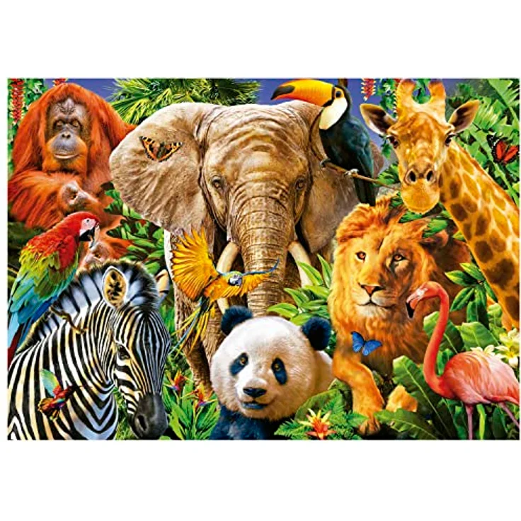 Educa Puzzle 500 Teile Wildtiere, Tierpuzzle für Erwachsene und Kinder ab 11 Jahren, FSC-zertifiziert, gelegte Größe 48 x 34 cm – Bild 2