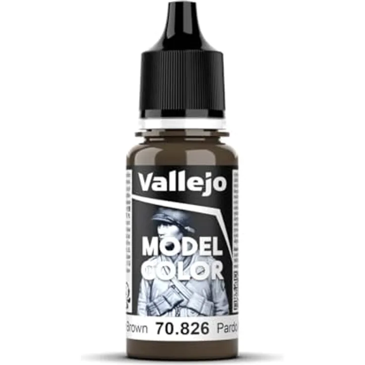 Vallejo Model Color, Acrylfarbe, 17 ml, German Cam Medium Braun, matt