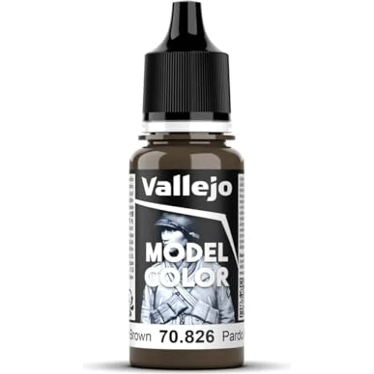 Vallejo Model Color, Acrylfarbe, 17 ml, German Cam Medium Braun, matt – Bild 1