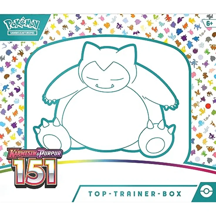 Pokémon-Sammelkartenspiel: Top-Trainer-Box Karmesin & Purpur – 151 (9 Boosterpacks & Premium-Zubehör) - Preisvergleich – Bild 2