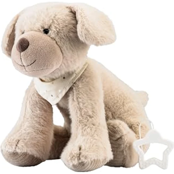 Sterntaler® Spieluhr Hund Lucky, L, abnehmbares Spielwerk, Kuscheltier für Babys, Melodie Sandmann – Bild 1