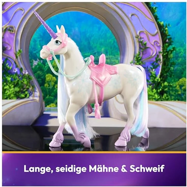 Spin Master Unicorn Academy – Unicorn Glacier, 28 cm Sammelfigur mit perlisiertem Körper und glitzerndem Horn – Bild 3