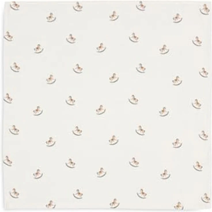 Jollein Musselin Tuch Baby Nostalgic Ride, 3er Pack, 70x70cm, 100% Baumwolle, OEKO-TEX zertifiziert, vielseitig einsetzbar als Spucktücher – Bild 2