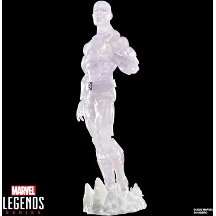 Marvel Legends Series Secret Wars Ice Man, X-Men Retro Action-Figur zum Sammeln, 15 cm mit austauschbaren Köpfen und Eiseffekten – Bild 4
