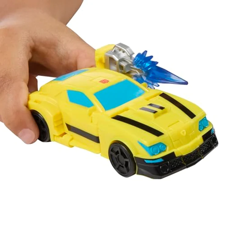 Hasbro Transformers Prime Changers Bumblebee, 2-in-1 Actionfigur mit 18-Schritt-Verwandlung, 13 cm, inkl. Blaster- und Energon Stinger-Accessoires, ab 6 Jahren – Bild 8