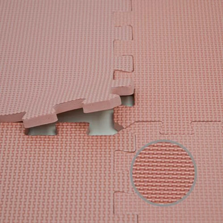 LittleTom Puzzlematte 9 Teile Spielmatte Baby Puzzlematte Krabbelmatte, 30x30cm Bodenmatte Kinderzimmer, Weichmacherfrei, Antiallergenes Material, Anti-Rutsch Profil, Stoßfest, Erweiterbar – Bild 6